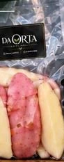 Batata em cortes embalada a vácuo